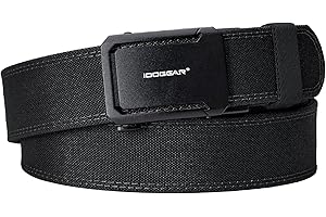 IDOGEAR SPORTS Quick-Adjust Tactical Ratchet Belt | Heavy-Duty 1000D Nylon for EDC, CCW & Duty Use