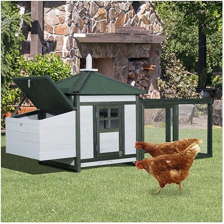 Amazon Com Large 77 Chicken Coop Wooden House Small Animal