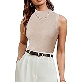 Arach&Cloz Womens Wool Blend Sweater Soft Turtleneck All-Season Casual Tank 2026