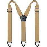 JEMYGINS Hidden Suspenders for Men Under Clothes with 3 Snap Loop (1.48" Wide)