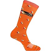 Merrell Retro Logo Cotton Crew Socks, Orange, M/L, 1 Pair