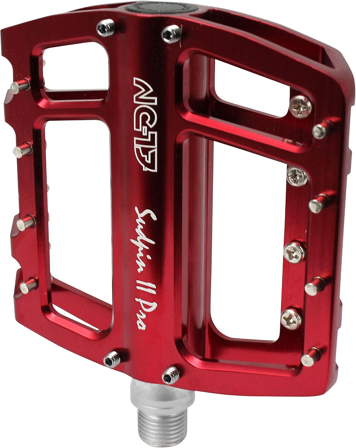NC-17 Sudpin II Pro Aluminium Platform Pedals Cycling Pedals MTB/Mountain Bike/BMX Pedal Two Ball Bearings + Cr-Mo Axle/Includes Zpins - Image 3