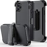 ORIbox Case Compatible with iPhone 11 pro Case, Heavy Duty Shockproof Anti-Fall case with Belt Clip