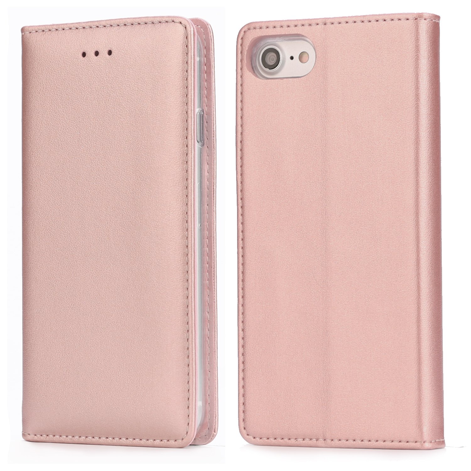 Funda iPhone IPHOX iPhone Carcasa Libro de Cuero Con Tapa y Cartera