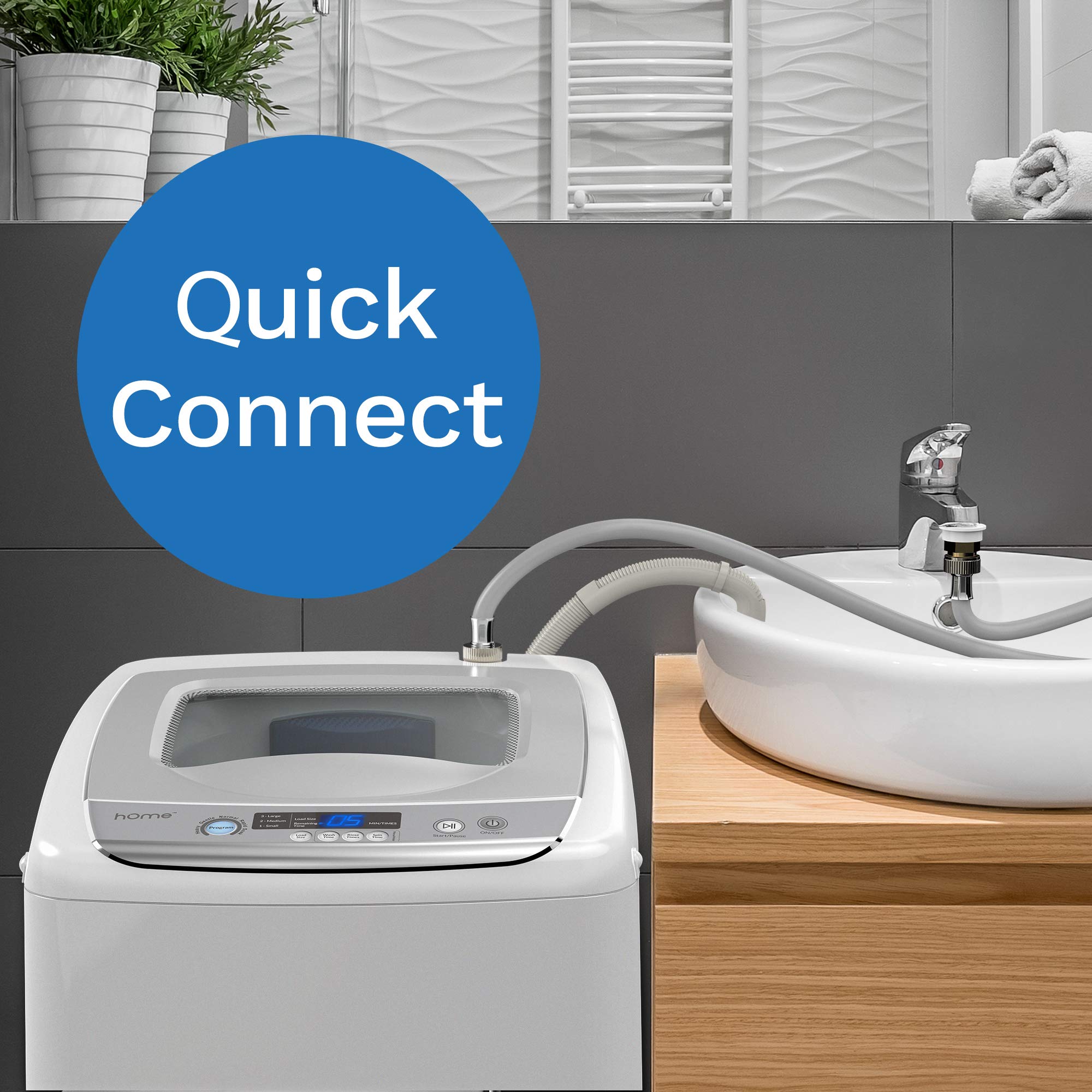 hOmeLabs Portable Washing Machine 6 Pound Load Capacity, 0.9 Cubic