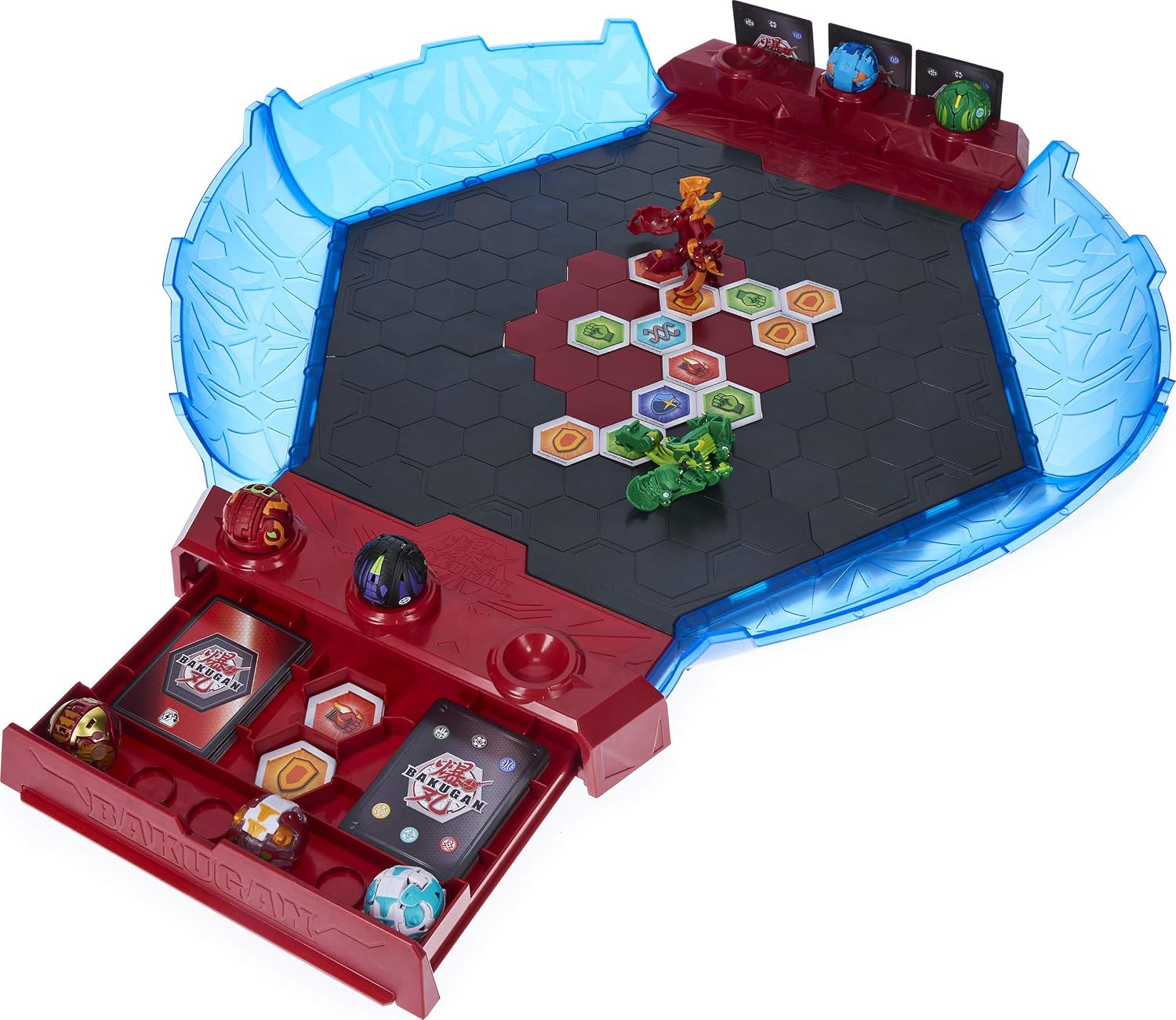 BAKUGAN Battle League Coliseum, Deluxe Game Board with Exclusive, for Ages 6 and Up, Grey, 1 Piece - Image 3