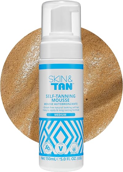 Skin & Tan Skinny Tan Gradual Tanning Mousse Medium 150ml