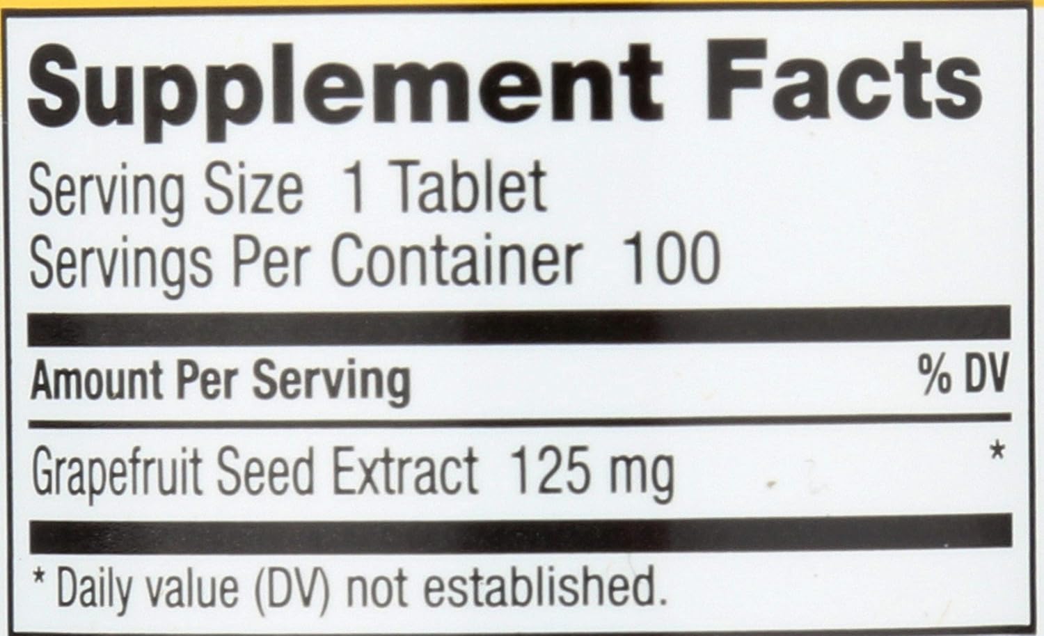 Nutribiotic Gse Tablets, 125 mg, 100 Count: Health & Personal Care