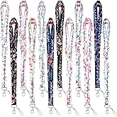 Motipuns 24 Pcs Christian Gift Bulk Bible Verse Lanyard for ID Badge Scripture Religious Keychain Mother Church Gift