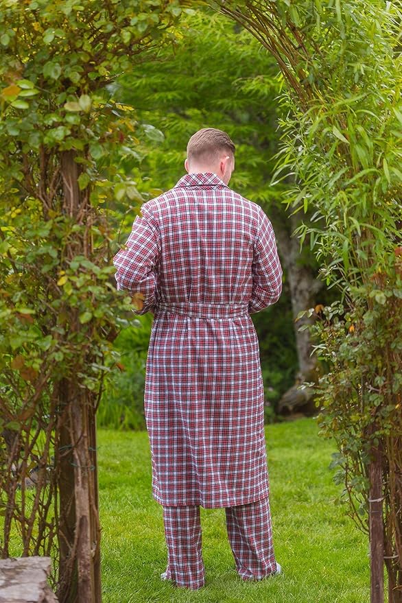 irish flannel robe