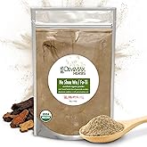 Dimmak Herbs Organic Prepared He Shou Wu Powder (Fo-Ti Root)- Traditional Black Bean Cured Tonic for Hair Thickness, Graying & Jing Vitality- Polygonum Multiflorum Safe & Potent (4oz)