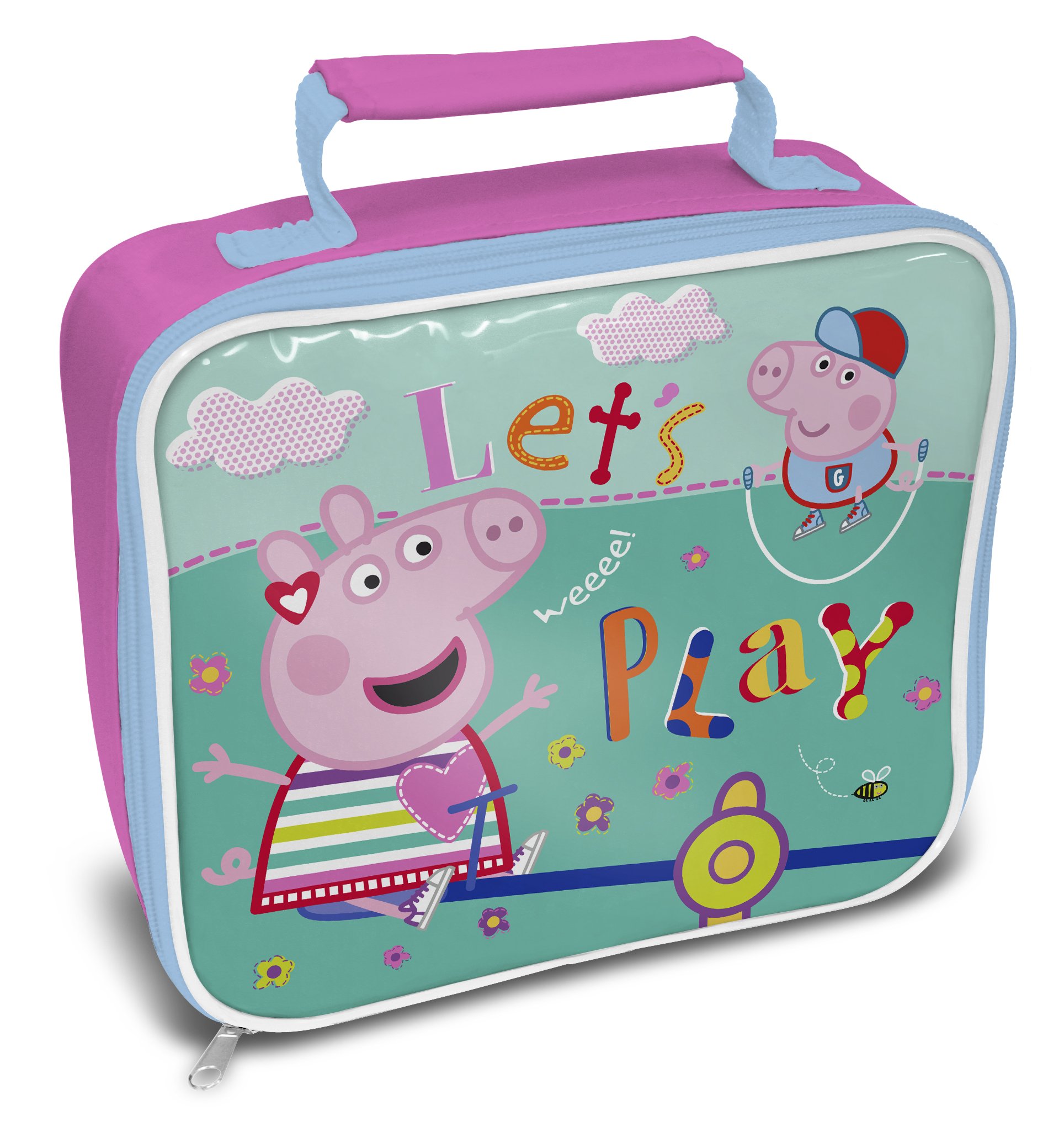Peppa Pig Lunch Bag, Mint Green, rectangle, 8 x 23 x 20 cm