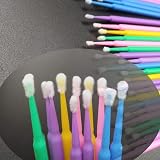 DeiGoods 600Pcs Micro Brushes Disposable Applicator Eyelash Extension Mascara view 3