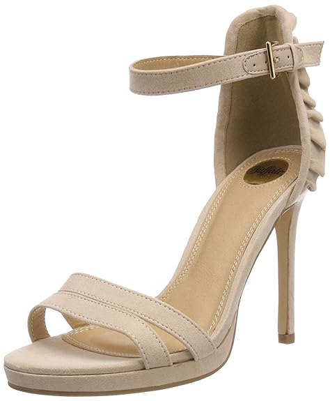 Buffalo Damen 316383 Bhwmd A16# IMI Suede Riemchensandalen