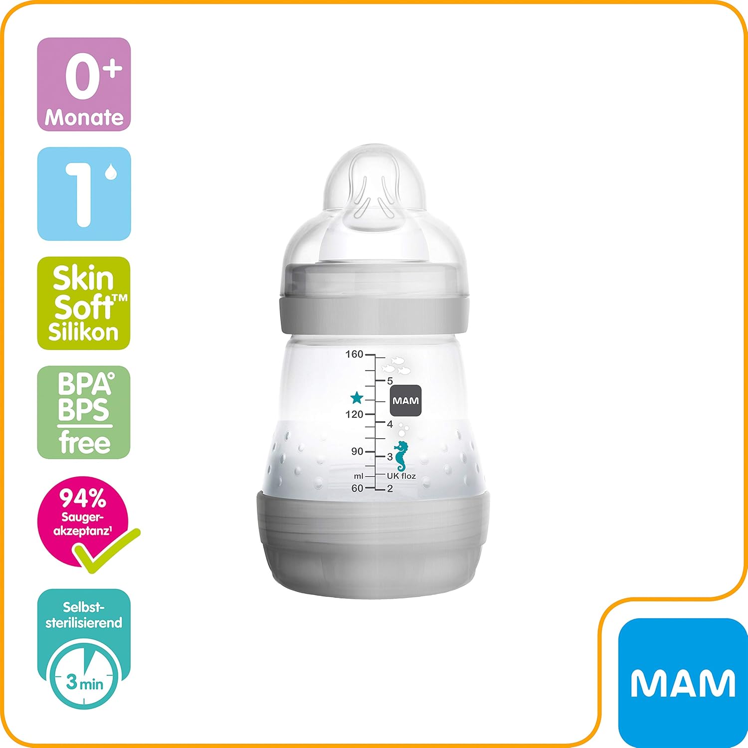 mam anti colic 160