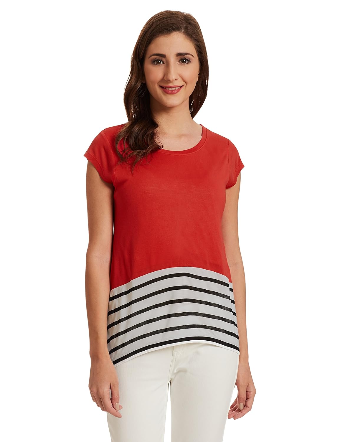 unshackled women's solid t-shirt