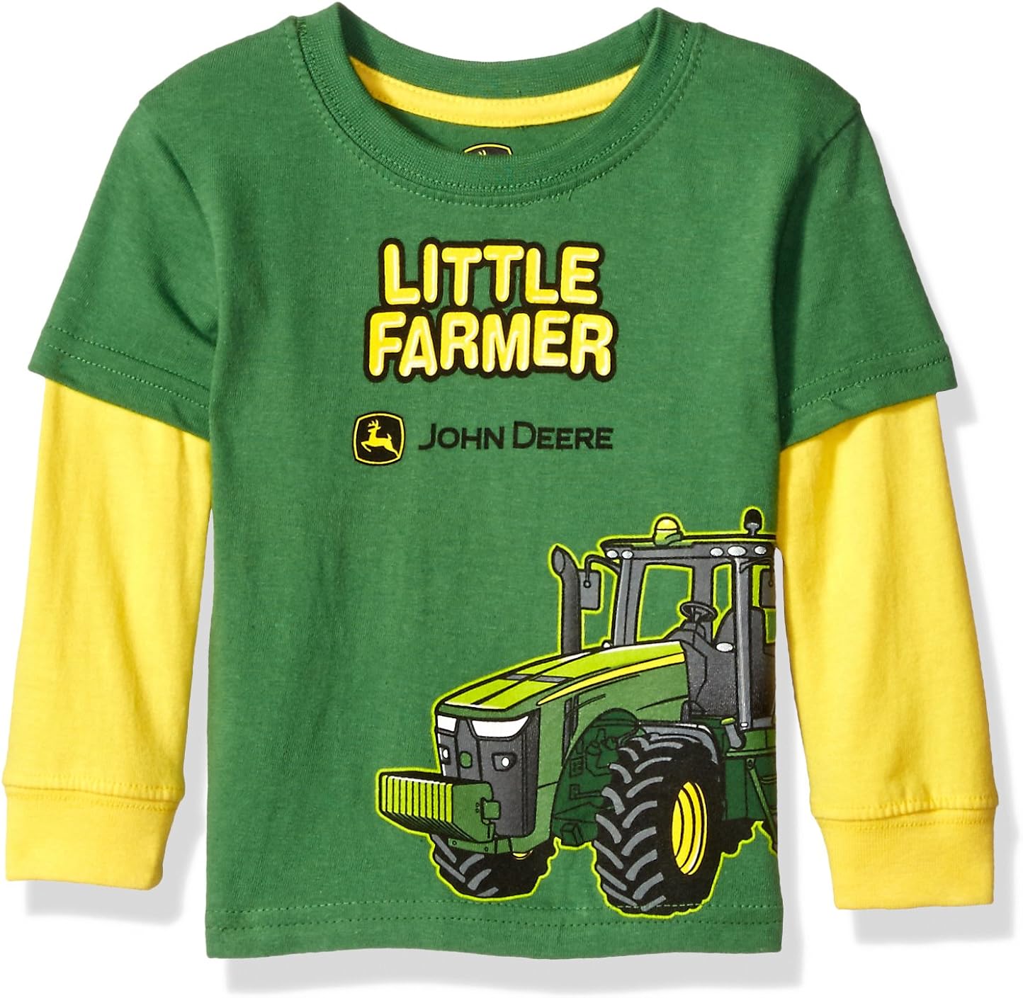 John Deere Boys' Little Farmer Tee, Green, 12 Months Clothing
