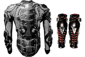 Power Gear Motorsports 1STORM MOTORCYCLE MOTOCROSS BIKE GUARD PROTECTOR BODY ARMOR BLACK