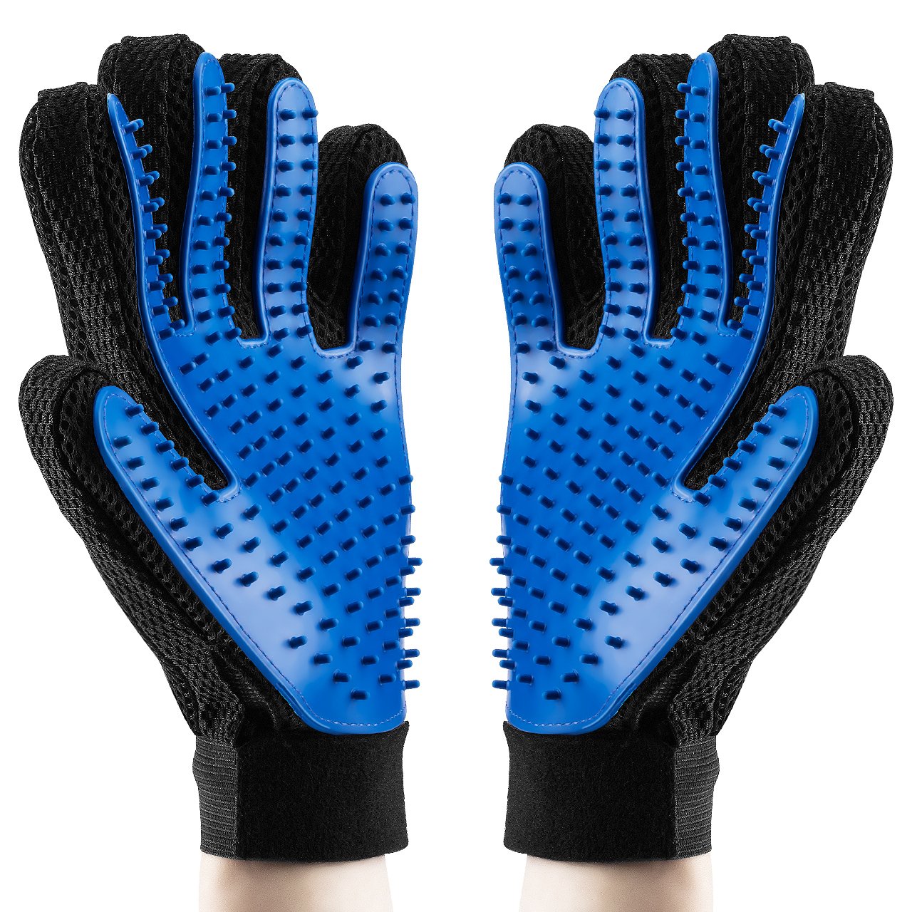 pcs Manoplas de Masaje para Mascotas Perros Gatos dedos Izquierda y Derecha