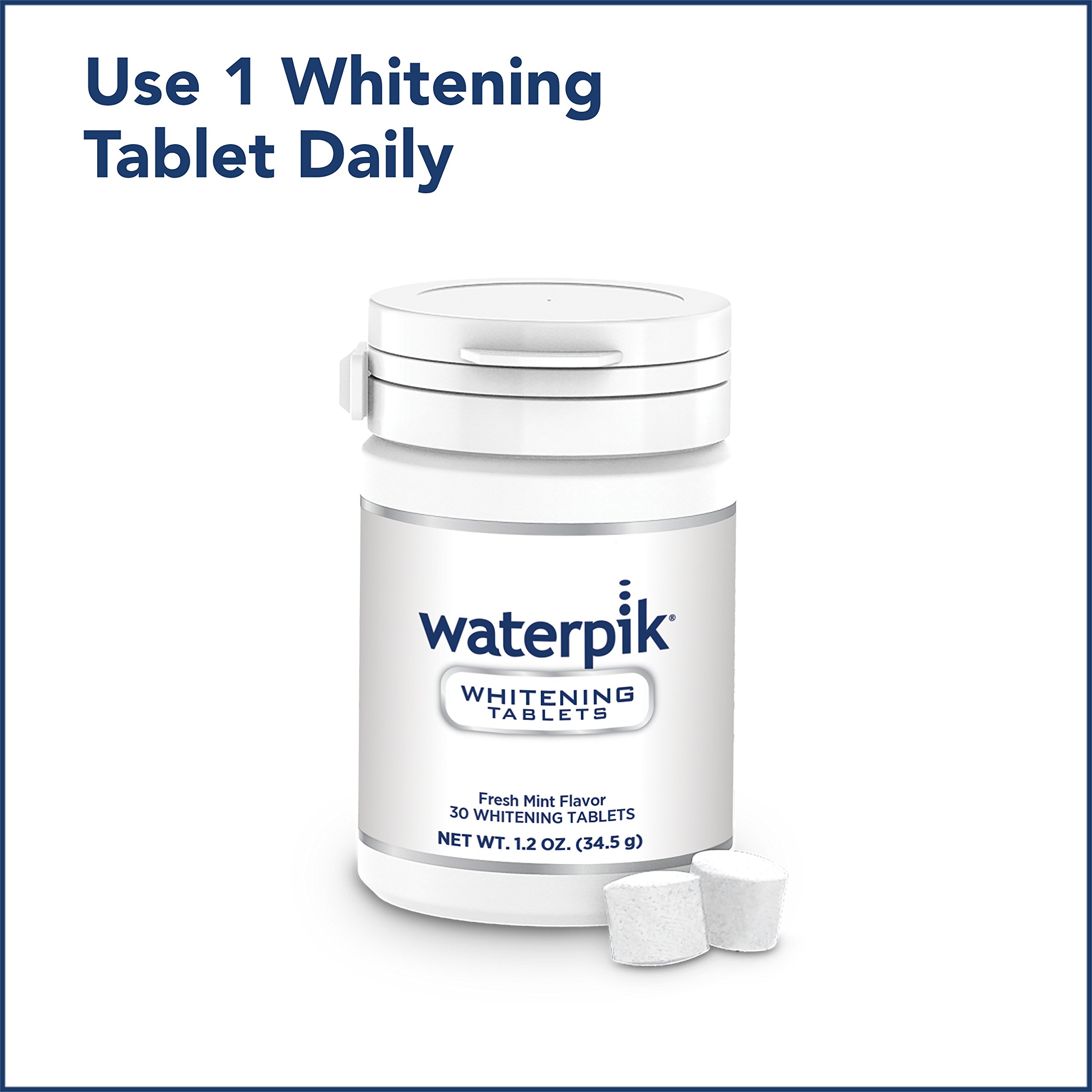 Waterpik Whitening Professional Water Flosser (1 month Whitening tablets supply) - White Edition ...