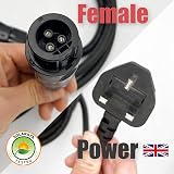Solarsys AC Power Cord UK Plug Betteri BC01 Female Hoymiles Deye Envertech view 2