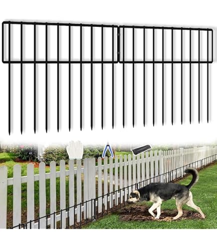 Amazon.com : Chain Link Fence with Posts Spike Steel 2.6ftx82ft