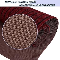 Custom Size Backed Non-Slip Area Rugs Runner, Easy