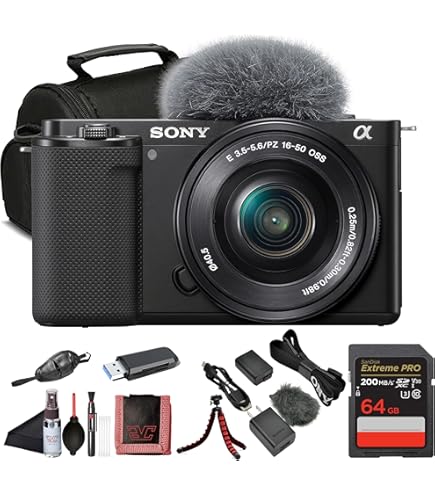 Amazon.com : Sony ZV-E10 Mirrorless Camera with 16-50mm Lens