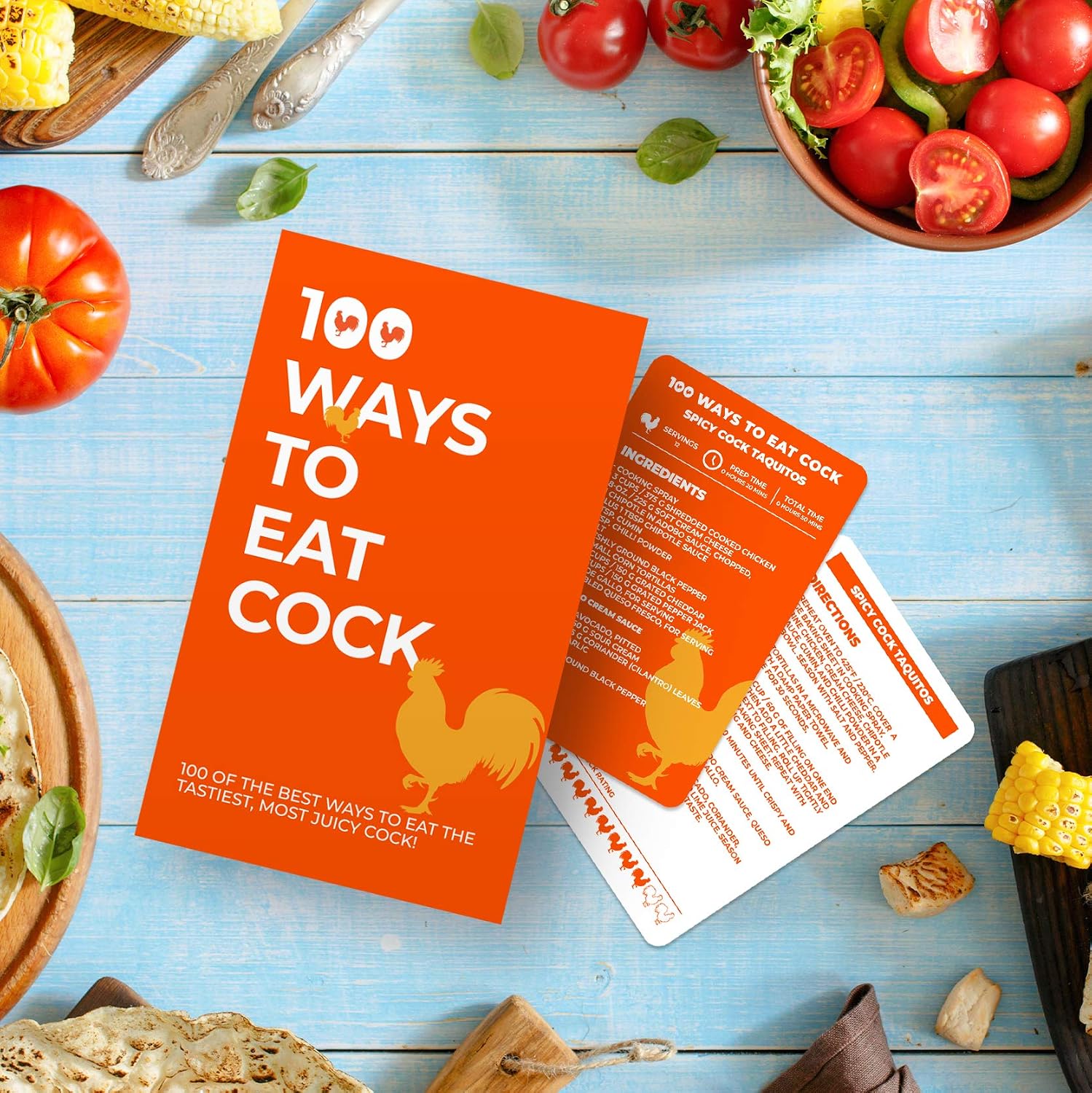Gift Republic GR490079 100 Ways to Eat Cock - Image 3