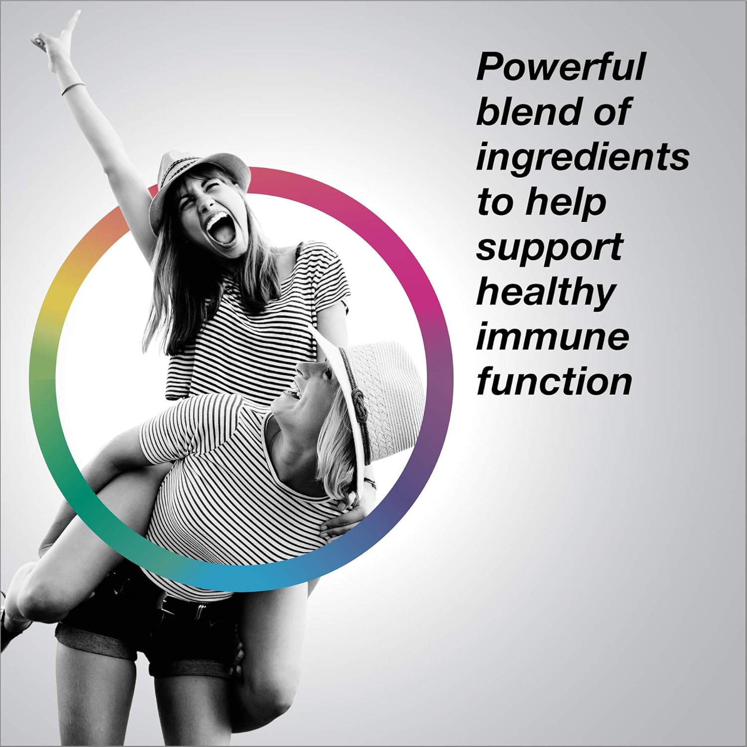 Rainbow Light Counter Attack with Vitamin C and Zinc, Gluten-Free, Vegan, Sugar-Free, 3 Targeted Blends For Overall Immune Support, 90 Tablets: Health & Personal Care