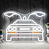Vveikea Back To Future Neon Sign Future Car Neon Signs for Wall Decor Dimmable Led Signs for Bedroom Wall Light Up Sign for Bar Office Neon Gifts for Movie Fans