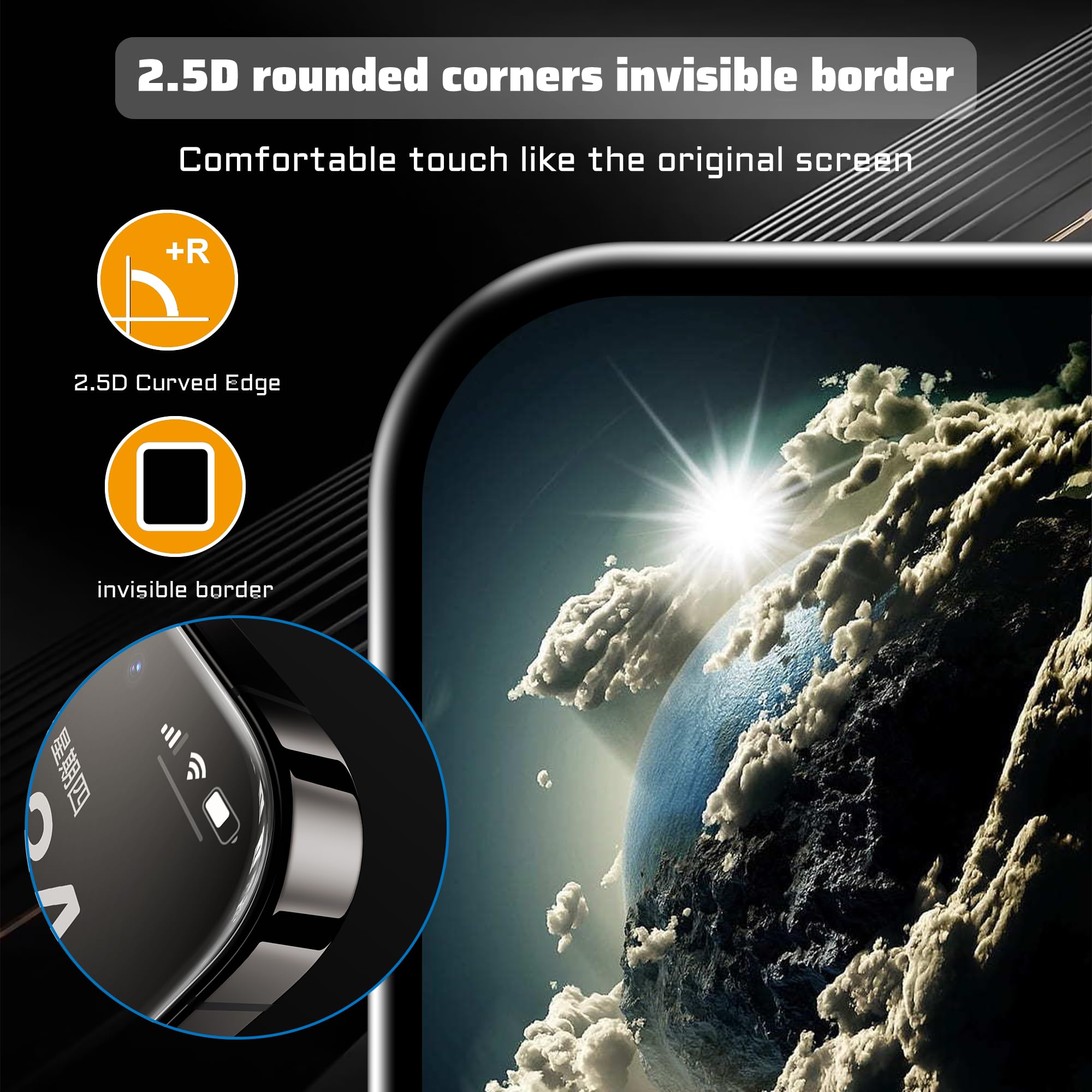 Lemxiee Schutzfolie für Xiaomi Redmi Pad 2 Pro & POCO Pad M1 12.1" Panzerglas [2+1 Stück] Kameraschutz + HD 9H Härte Displayschutz Folie Displayschutzfolie 2