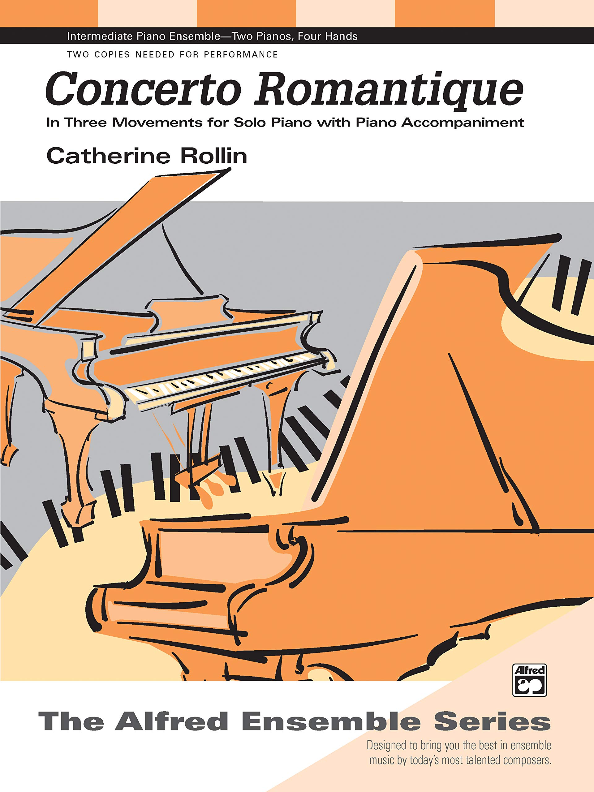 Concerto Romantique: In Three Movements For Solo Paino With Piano Accompaniment (9780739005231)