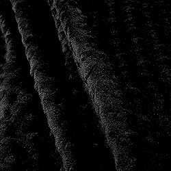Minky Plush Pop Black Onyx Fabric by the Yard