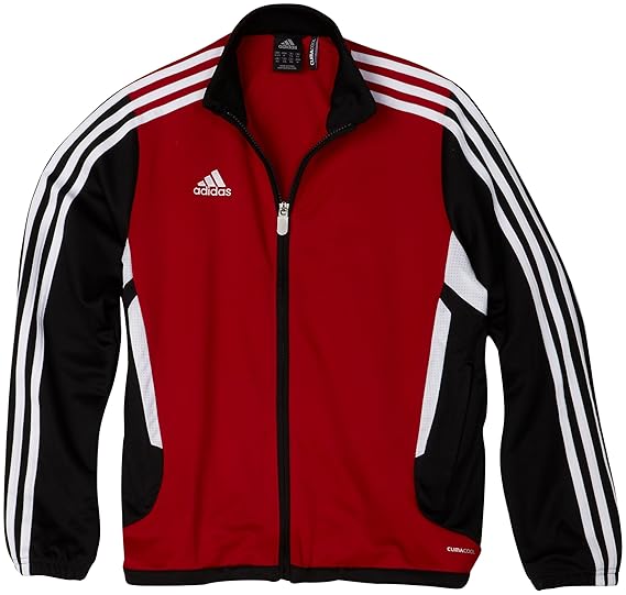 adidas red black white jacket