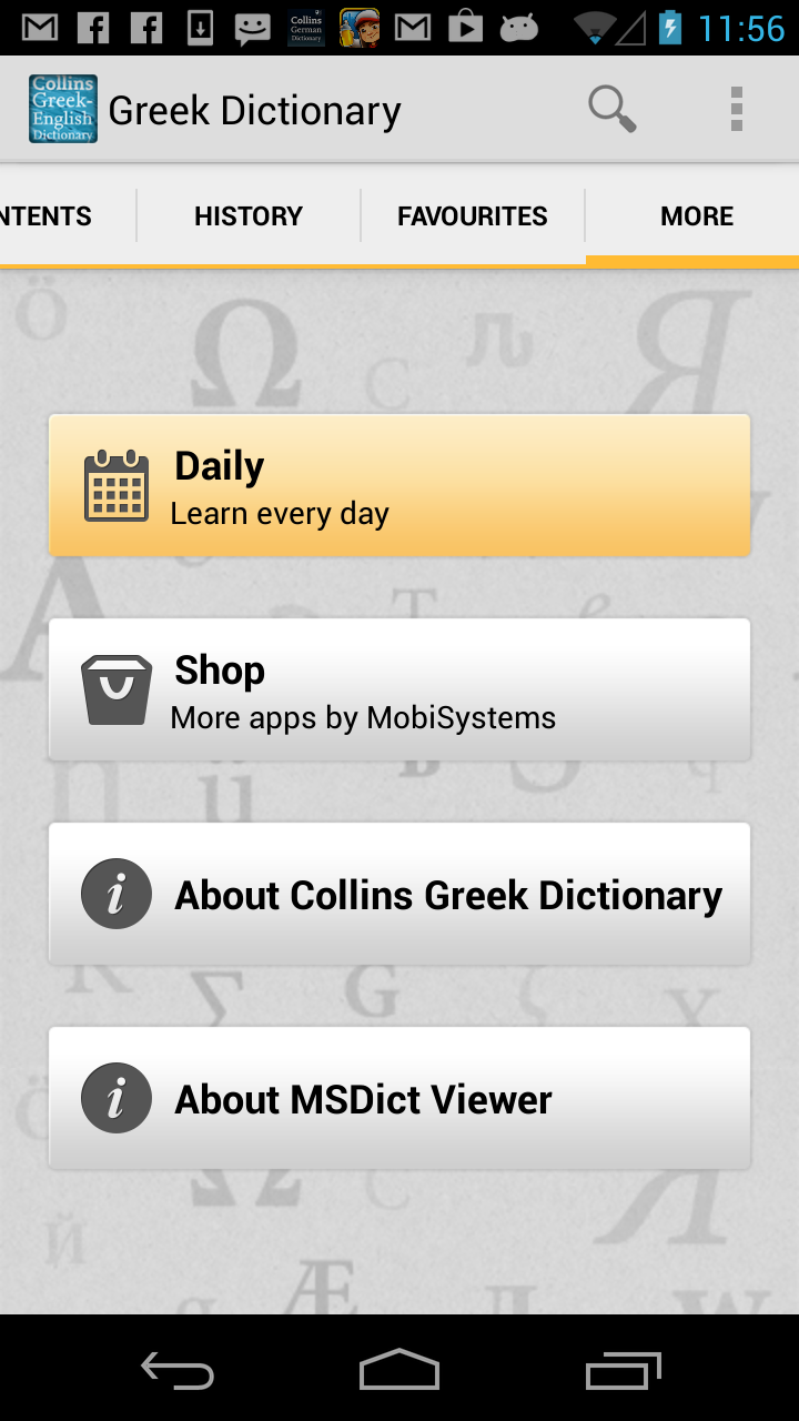 Collins Greek Dictionary
