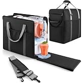 BS-VOG Enlarged Fit Carrying Bag for Ninja SLUSHi Max XXL (FS605) | Portable Travel Tote, Thickened Bottom Padding, Water-Resistant Storage Bag for Ninja Slushie Accessories, Camping Party RV