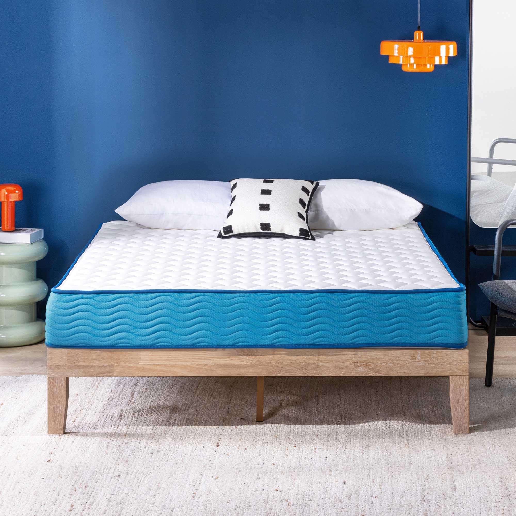 Photo 1 of Best Price Mattress 10 Inch Hybrid Mattress, Tight Top, Supportive Foam, Pocketed Coils, Certified Safe Foams & Fabric, Mattress in a Box, Queen