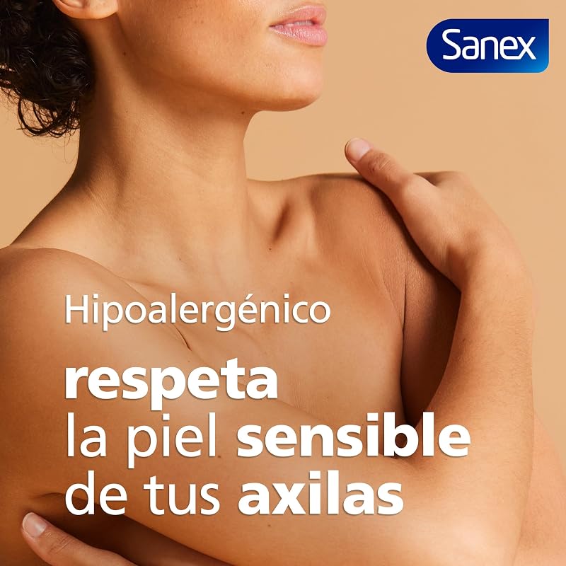 Dermo+ Sensitive Desodorante Antitranspirante Roll-On 72 Horas Pack 6 x 50ml - Protección eficaz contra el sudor y el mal olor – Dermatológicamente testado – 0% alcohol* - Para piel sensible