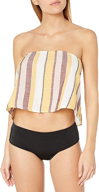 flowy bikini crop top