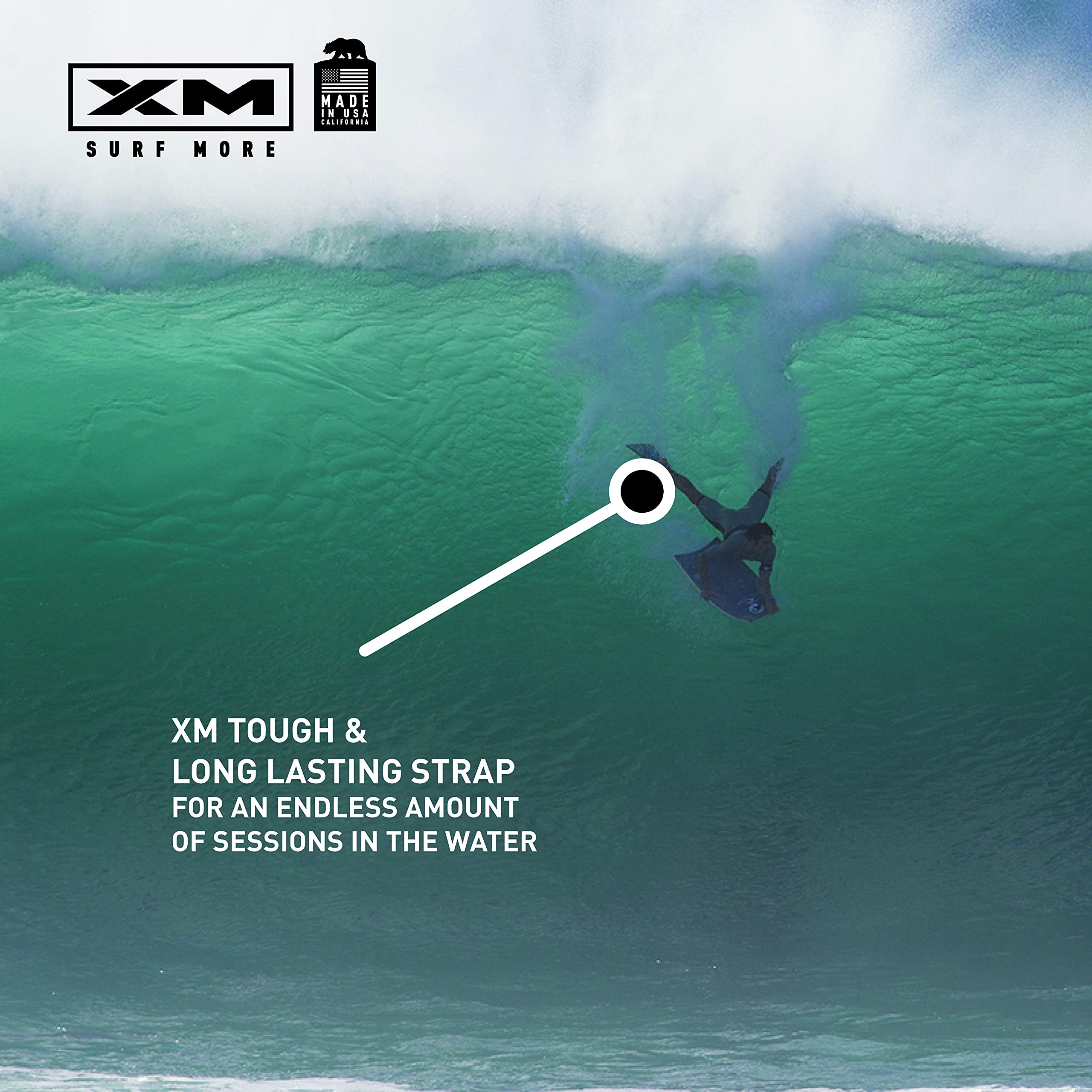 XM SURF MORE Fin Tethers Use With Swim Fins Secure Your Fins While