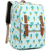 Fuyicat Cactus Laptop Backpack for Women Men Travel Business Work, Girls Boys School Backpack College Bookbag Fit 15.6 Inch Notebook