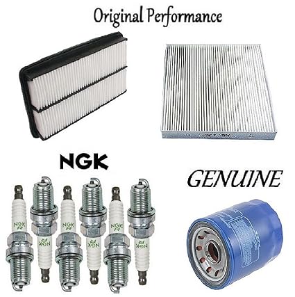 Amazon Com Tune Up Kit Cabin Air Oil Filters Spark Plugs For
