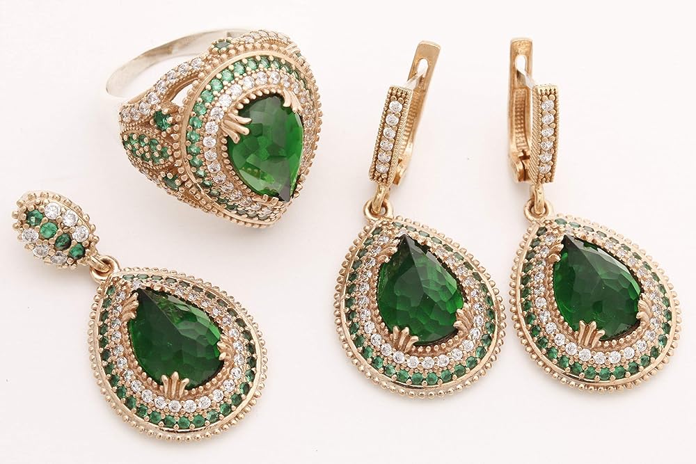 Ottoman Collection Empire Turkish Handmade Jewelry Drop