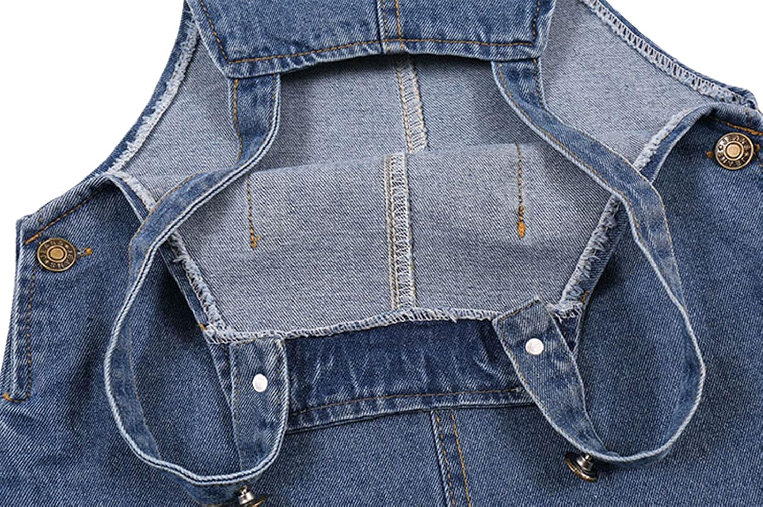 Toddler Baby Boys Girls Relaxed Fit Denim Bib Overalls Little Kids Soft Cotton Jean Pants 18Months-6Years: Clothing