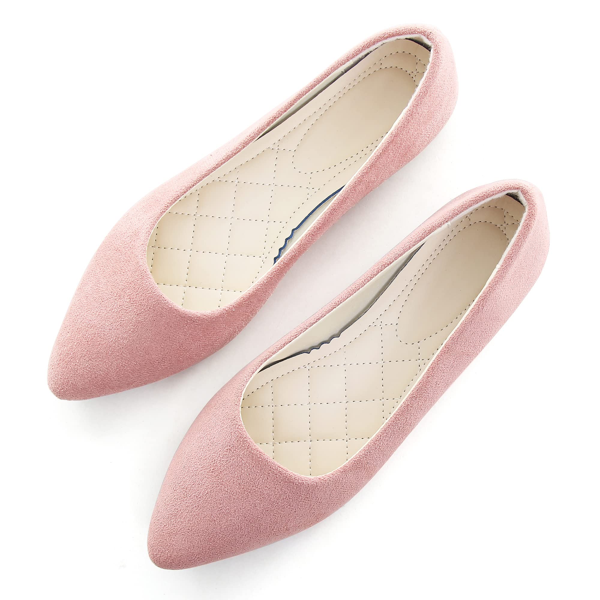 ChaiRong Zhou Women Comfort Pointed Toe Ballets