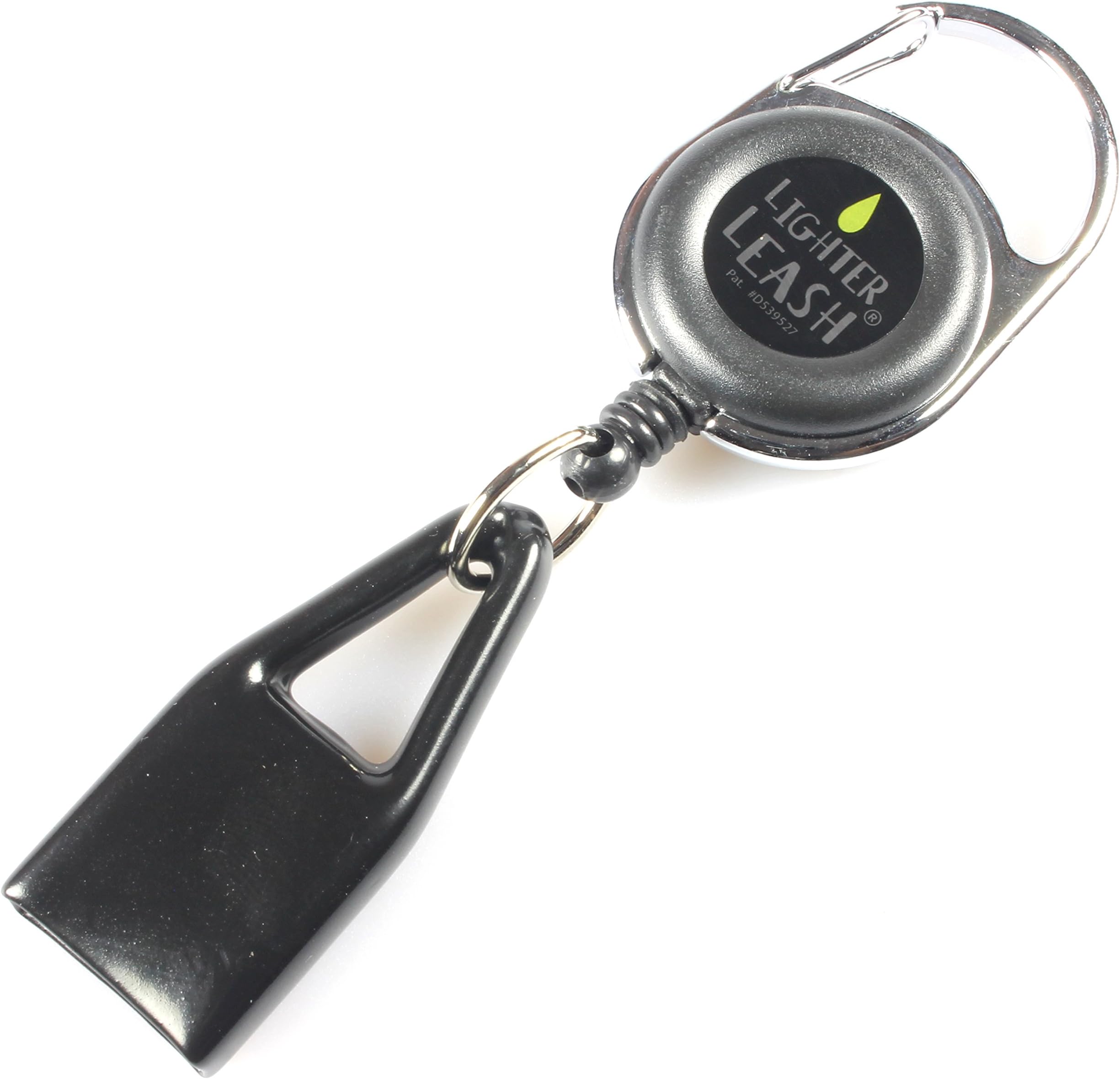 Lighter Leash Fits Disposable Clipper And Usb Pen Black