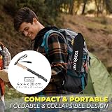 TREKOLOGY TREKZ XE Hiking Poles – Lightweight Aluminum Trekking Poles 110-132 cm view 2