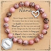 TONY & SANDY Unique Valentines Day Gifts for Her, Mom, Daughter, Wife, Friends, Sister, Aunt - Beaded Bracelets Women Teen Girls Gifts Jewelry on Birthday Graduation Easter