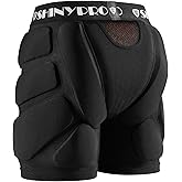 SHINYPRO Protective Padded Shorts for Snowboarding and Skating,Tear Resistance Butt Pad Heavy Duty Protection